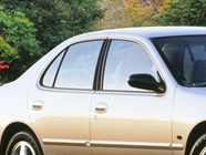 Nissan Altima 1993-1997 Gloss Black Pillar Trim Diagram