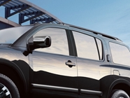 Nissan Armada 2005-2015 Gloss Black Pillar Trim Diagram