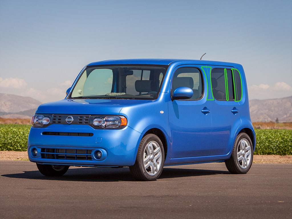 Nissan Cube 2009-2014 Pillar Post Trim Installation Location