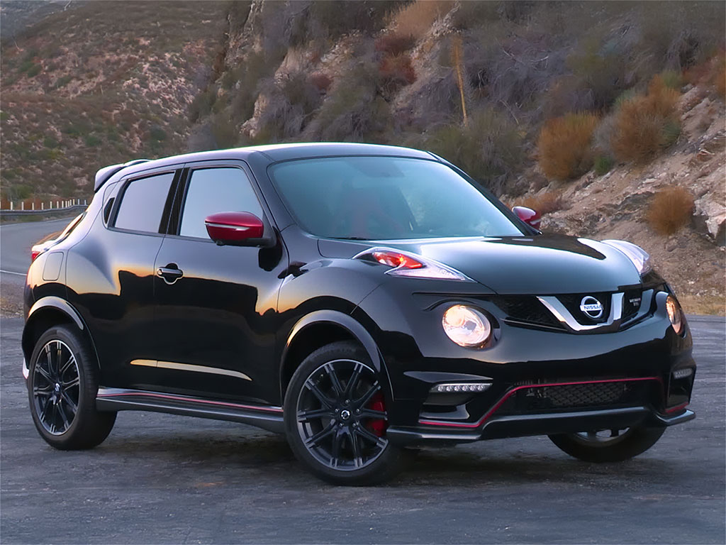 Nissan Juke 2011-2017 Brushed Aluminum Black Pillar Trim