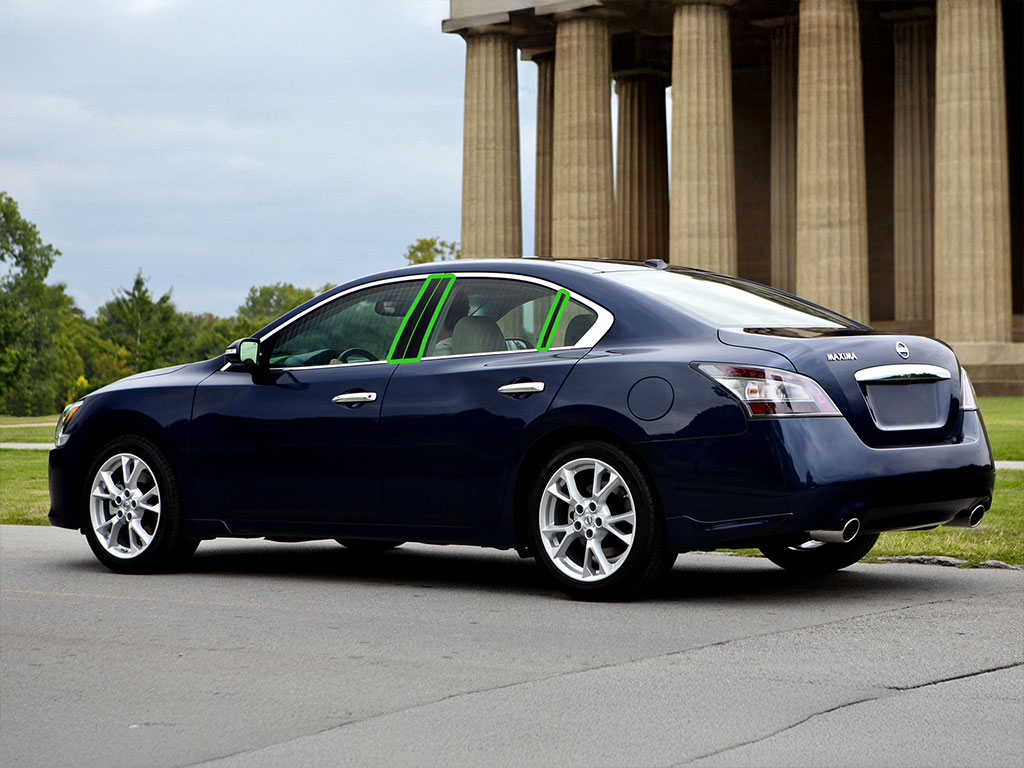 Nissan Maxima 2004-2008 Pillar Post Trim Installation Location