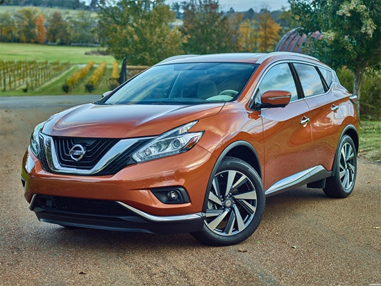 Nissan Murano 2009-2014 Brushed Aluminum Black Pillar Trim