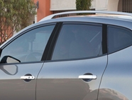 Nissan Rogue 2008-2013 Gloss Black Pillar Trim Diagram