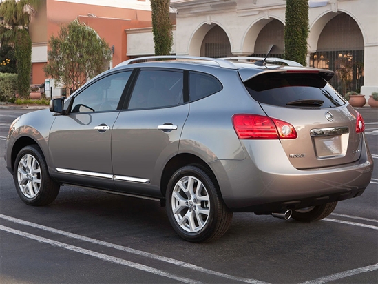 Nissan Rogue 2008-2013 Matte Black Pillar Trim