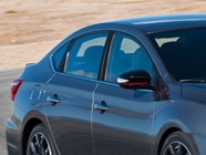 Nissan Sentra 2013-2019 Matte Black Pillar Trim Diagram