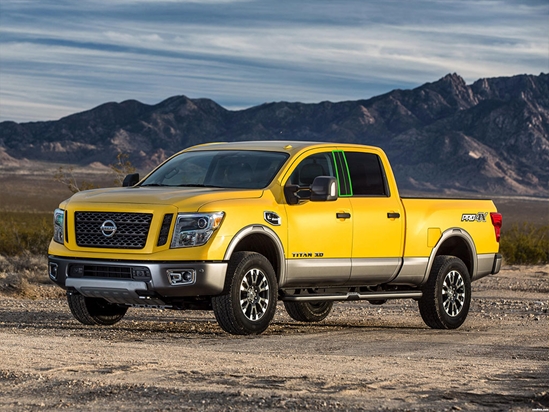 Nissan Titan 2004-2015 Crew Cab Pillar Post Trim Installation Location