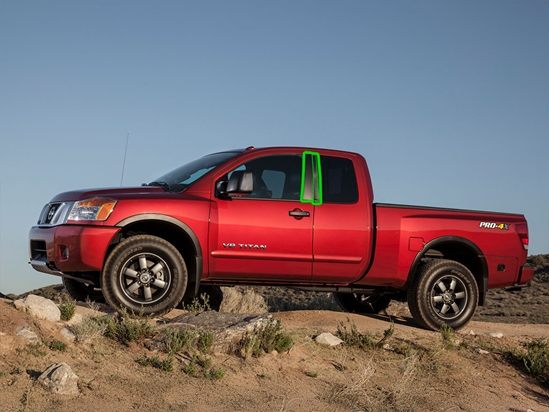 Nissan Titan 2004-2015 Extended / King Cab Pillar Post Trim Installation Location