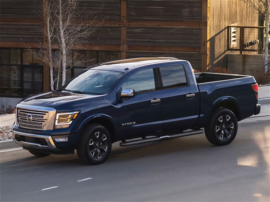 Nissan Titan 2017-2023 Extended / King Cab Piano Black Pillar Trim