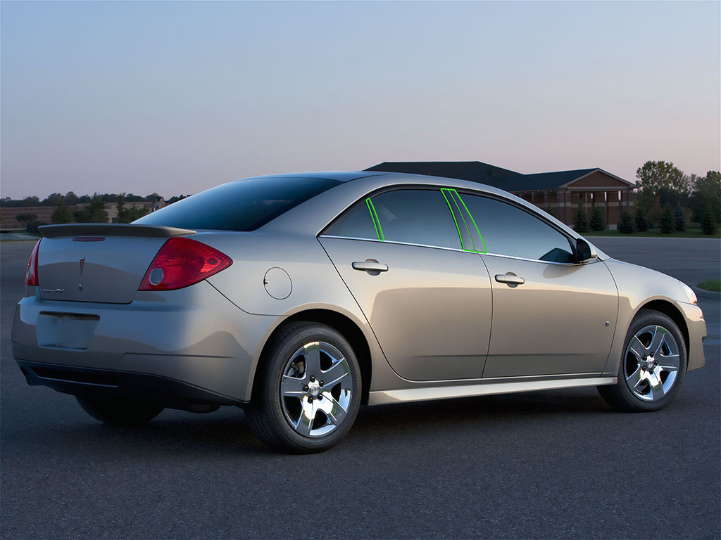 Pontiac G6 2005-2010 Sedan Pillar Post Trim Installation Location