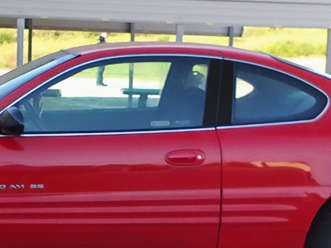 Rtrim™ Pontiac Grand Am 1992-1998 Gloss Black Pillar Post Trim (Coupe)