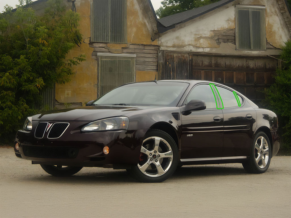 Pontiac Grand Prix 2006-2008 Pillar Post Trim Installation Location