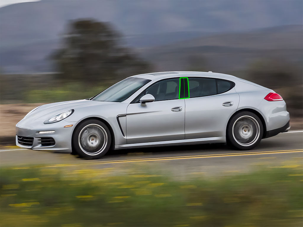 Porsche Panamera 2010-2016 Pillar Post Trim Installation Location