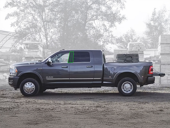 Ram 3500 2019-2021 Crew Cab / Quad Cab Pillar Post Trim Installation Location