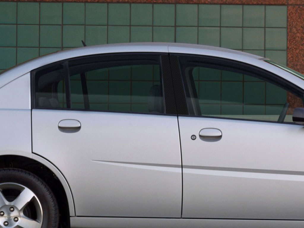 Saturn Ion 2003-2007 Carbon Fiber Pillar Trim Diagram