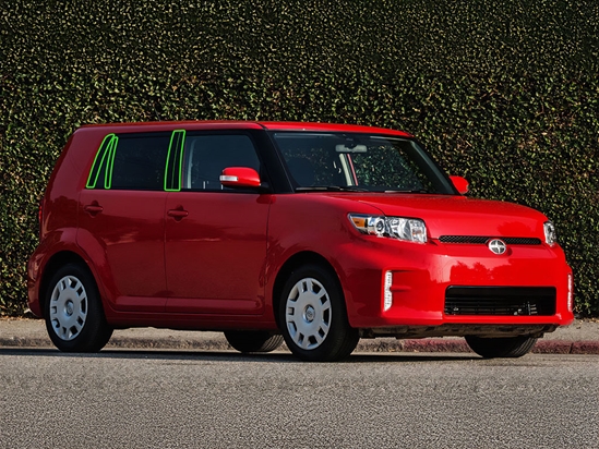 Scion xB 2008-2015 Pillar Post Trim Installation Location