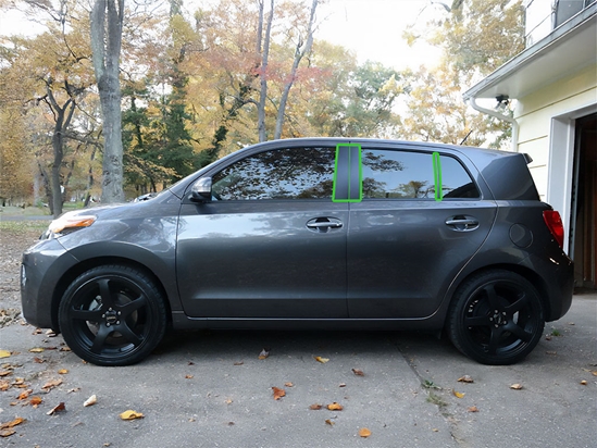 Scion xD 2008-2014 Pillar Post Trim Installation Location