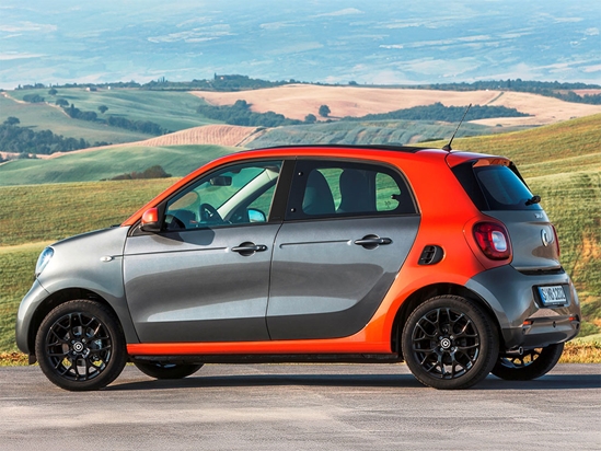 Smart Fortwo 2008-2015 Matte Black Pillar Trim