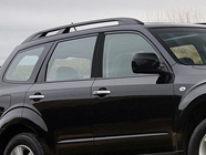 Subaru Forester 2003-2008 Matte Black Pillar Trim Diagram