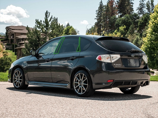 Subaru Impreza 2012-2016 Hatchback Pillar Post Trim Installation Location