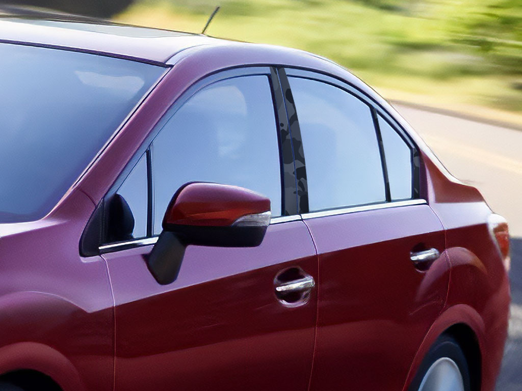 Subaru Impreza 2012-2016 Sedan Camo Pillar Trim Diagram