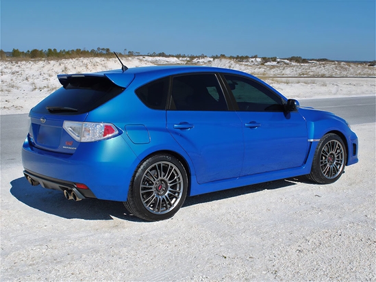 Subaru WRX 2008-2011 Matte Black Pillar Trim