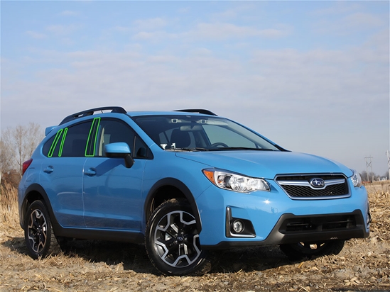 Subaru XV Crosstrek 2013-2016 Pillar Post Trim Installation Location