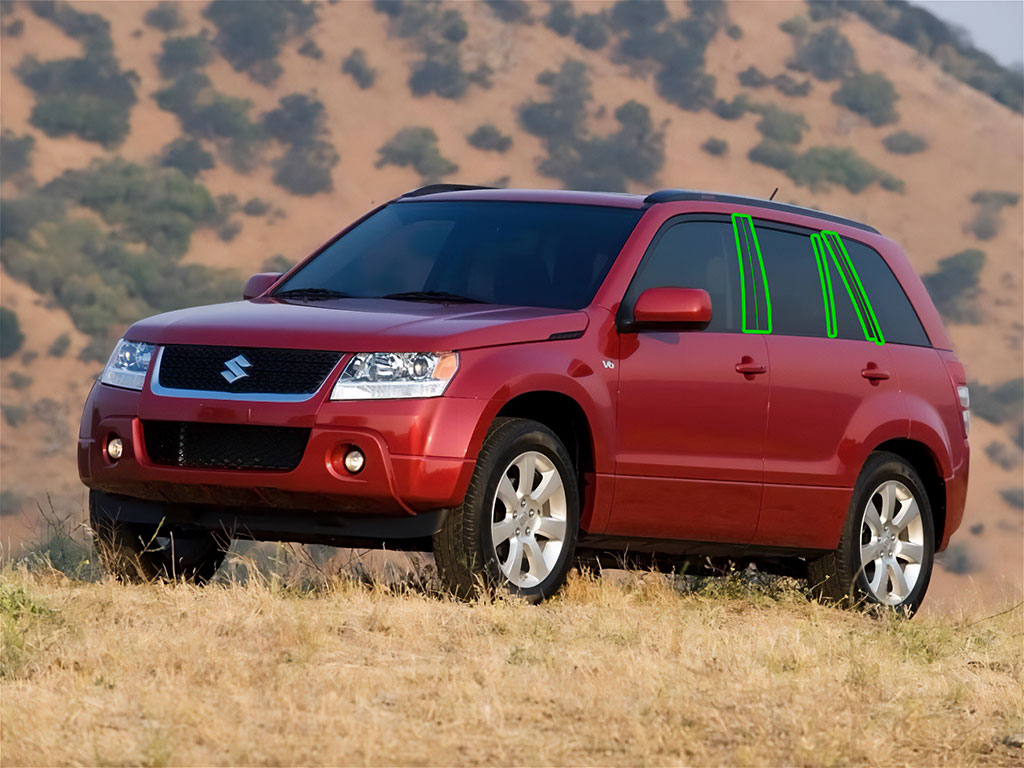 Suzuki Grand Vitara 2006-2013 Pillar Post Trim Installation Location