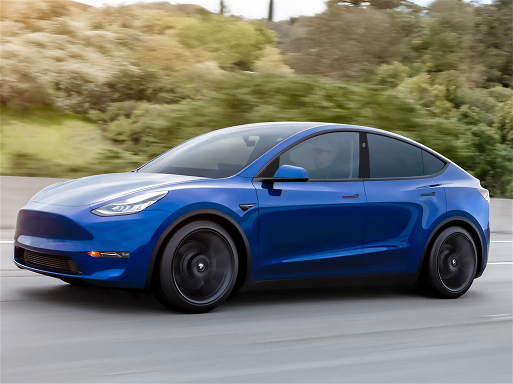 Tesla Model Y 2020-2023 Piano Black Pillar Trim