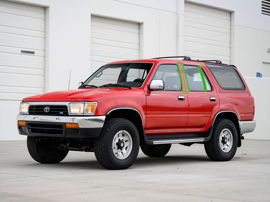 Toyota 4Runner 1990-1995 Pillar Post Trim Installation Location