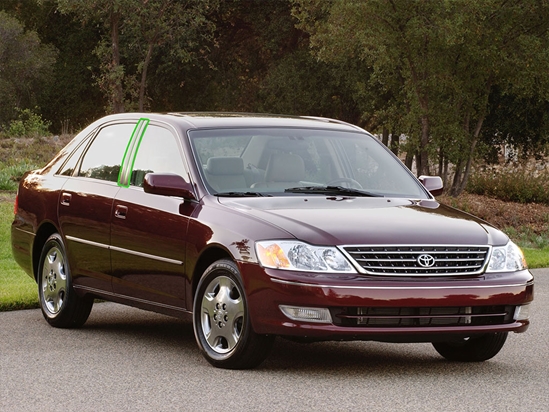 Toyota Avalon 1995-1999 Pillar Post Trim Installation Location