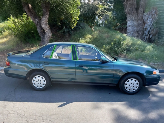 Toyota Camry 1992-1996 Pillar Post Trim Installation Location