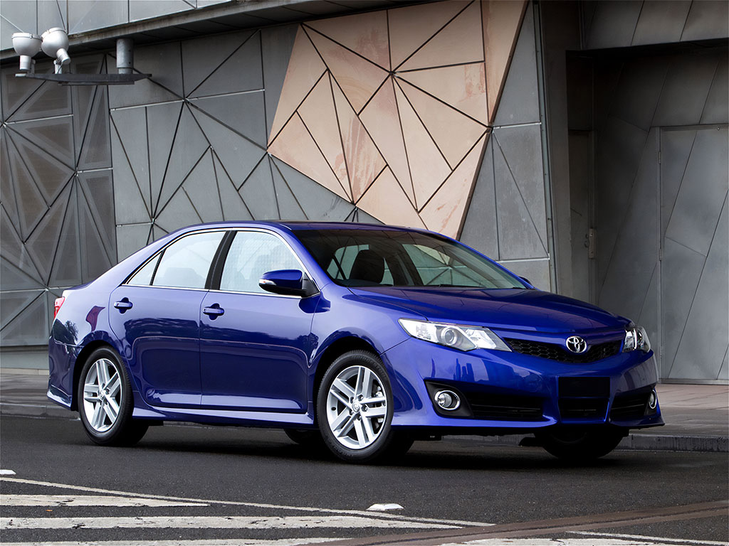 Toyota Camry 2007-2011 Matte Black Pillar Trim