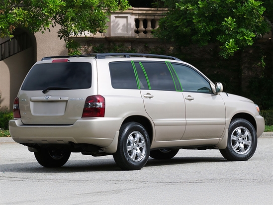 Toyota Highlander 2001-2007 Pillar Post Trim Installation Location