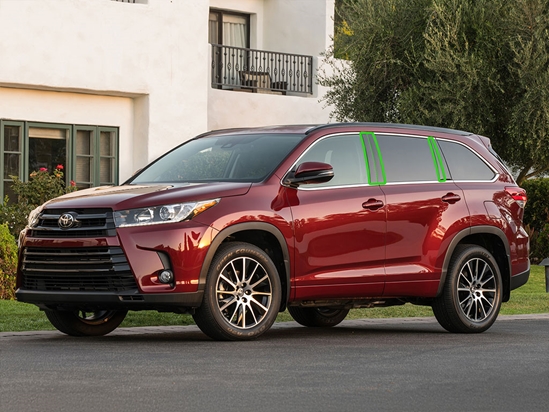 Toyota Highlander 2008-2013 Pillar Post Trim Installation Location