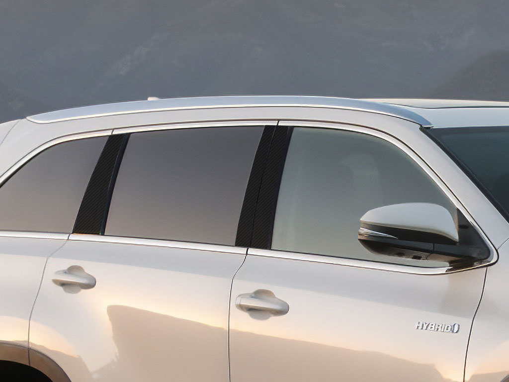 Rtrim™ Toyota Highlander 2014-2019 Carbon Fiber Pillar Post Trim