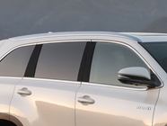 Toyota Highlander 2014-2019 Matte Black Pillar Trim Diagram