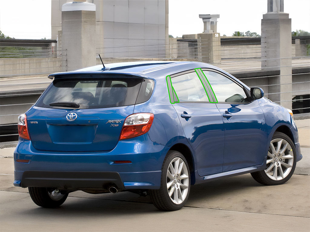 Toyota Matrix 2003-2008 Pillar Post Trim Installation Location