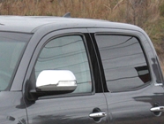 Toyota Tacoma 2005-2015 Brushed Aluminum Black Pillar Trim Diagram