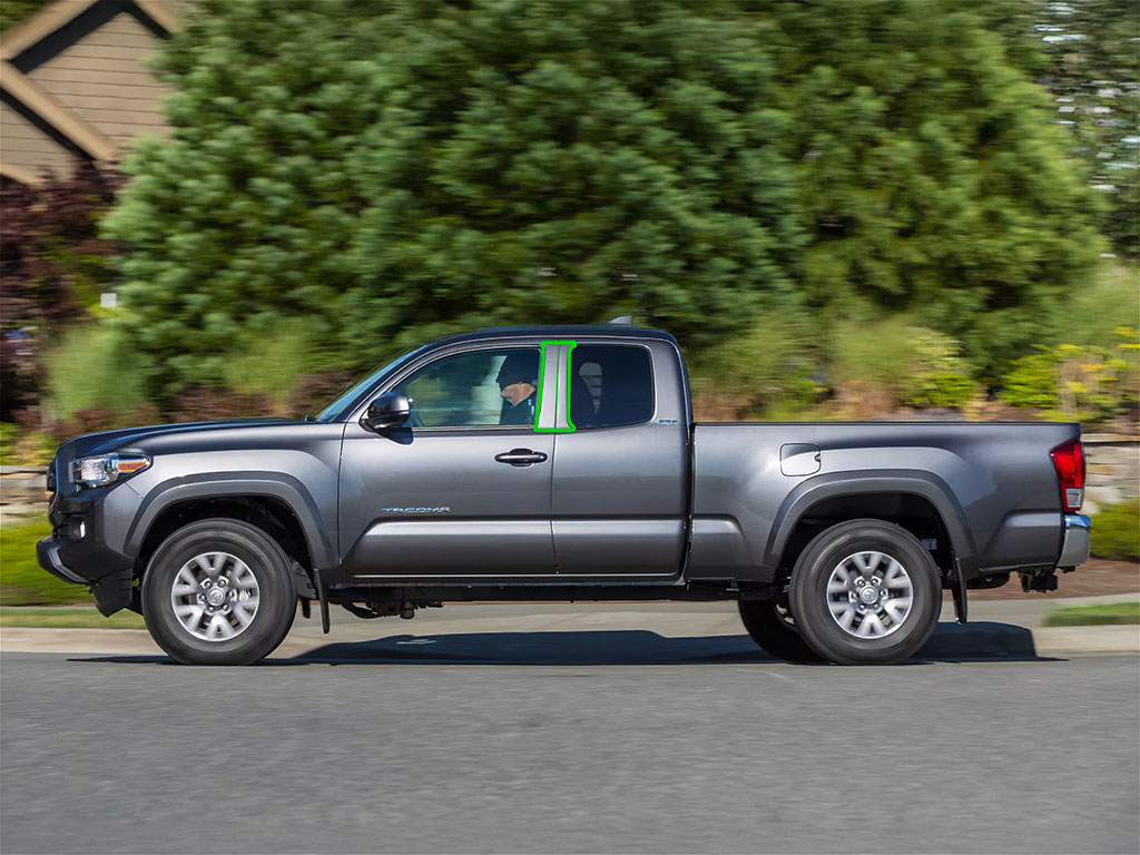 Toyota Tacoma 2016-2023 Pillar Post Trim Installation Location