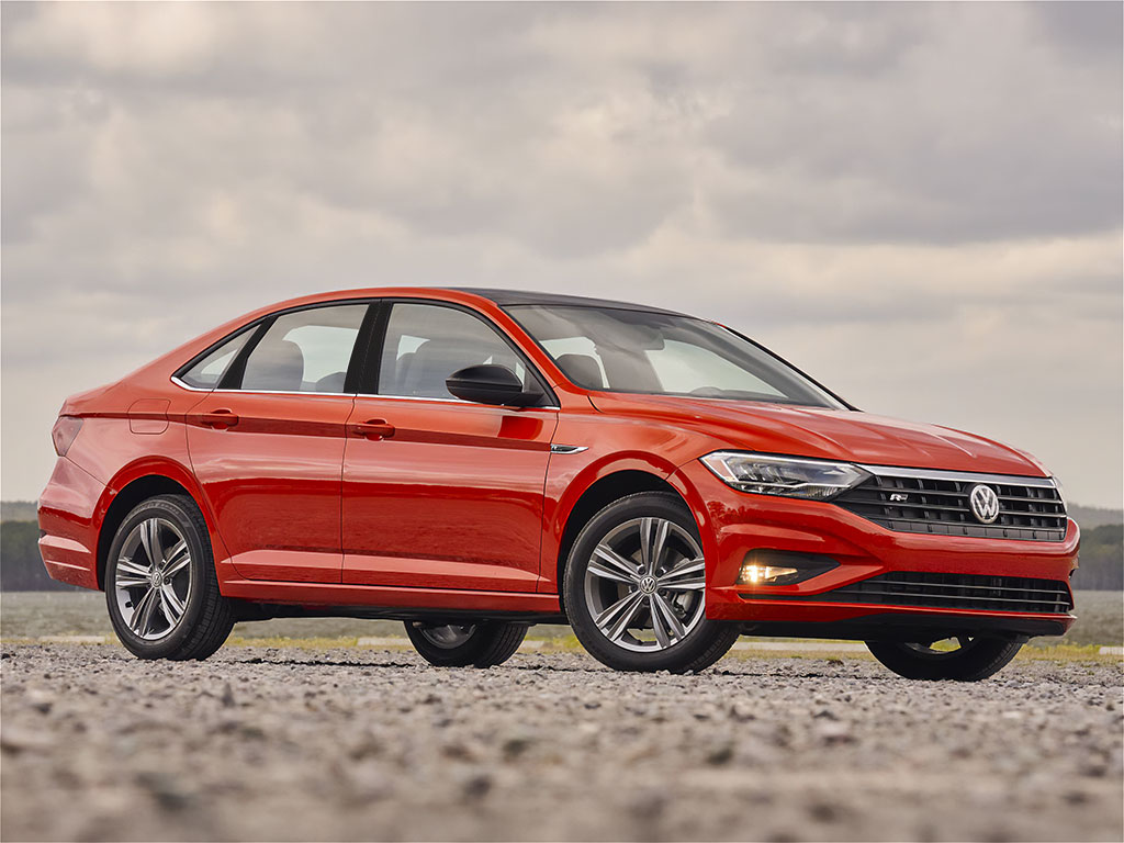 Volkswagen Jetta 2019-2024 Sedan Carbon Fiber Pillar Trim