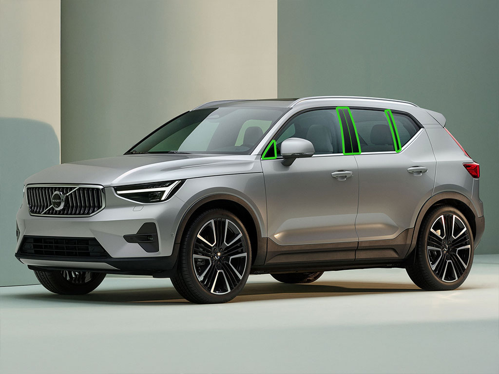 Volvo XC40 2019-2023 Pillar Post Trim Installation Location