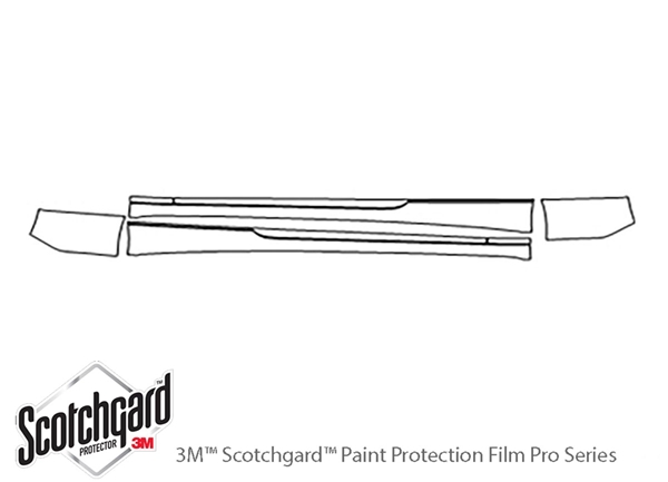 ##LONGDESCRIPTIONNAME2## 3M Clear Bra Door Cup Paint Protection Kit Diagram