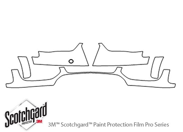 ##LONGDESCRIPTIONNAME2## 3M Clear Bra Bumper Paint Protection Kit Diagram