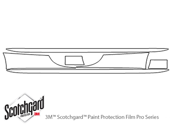 Audi S5 2008-2012 3M Clear Bra Door Cup Paint Protection Kit Diagram