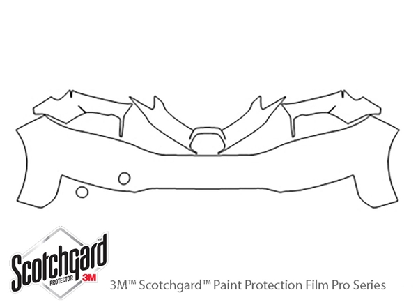 ##LONGDESCRIPTIONNAME2## 3M Clear Bra Bumper Paint Protection Kit Diagram