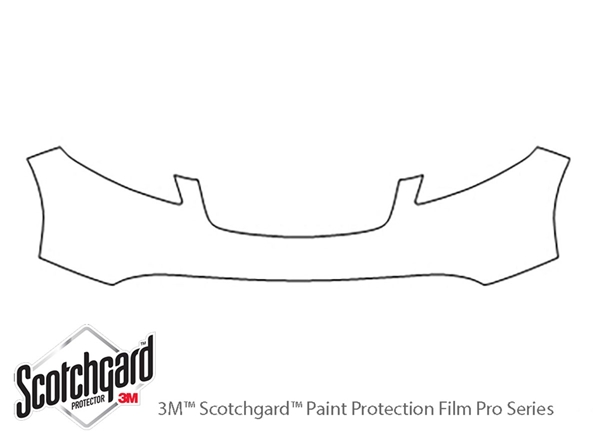 ##LONGDESCRIPTIONNAME2## 3M Clear Bra Bumper Paint Protection Kit Diagram