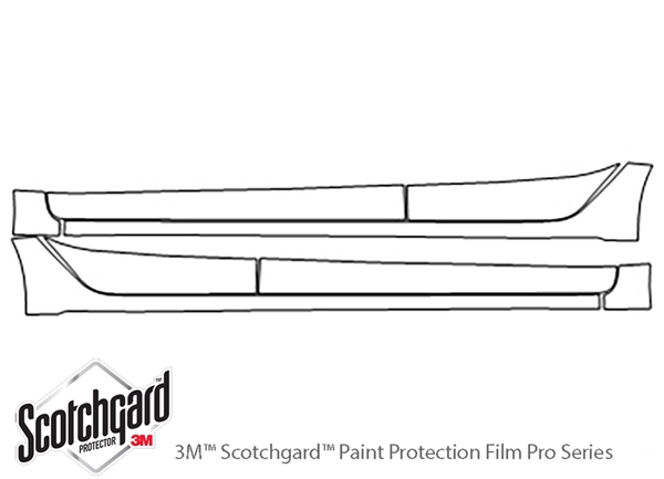 ##LONGDESCRIPTIONNAME2## 3M Clear Bra Door Cup Paint Protection Kit Diagram