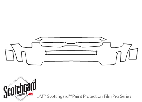 3M™ Kia Telluride 2020-2022 Paint Protection Kit - Bumper