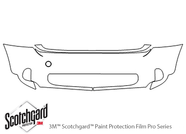 ##LONGDESCRIPTIONNAME2## 3M Clear Bra Bumper Paint Protection Kit Diagram