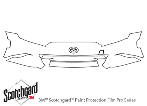 3M Scothgard Paint Protection Film Clear Bra Fits 2024 2025 Mazda